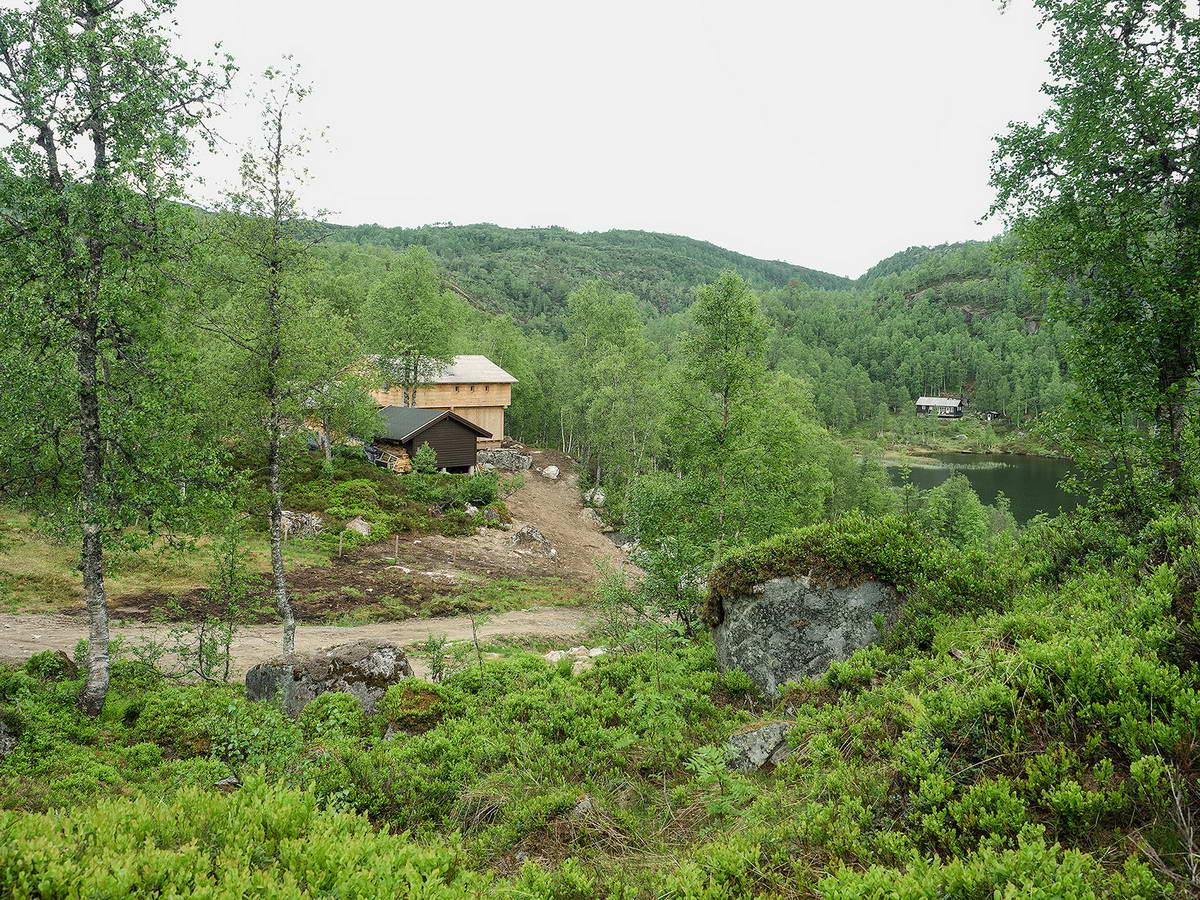 Деревянный горный дом в Норвегии