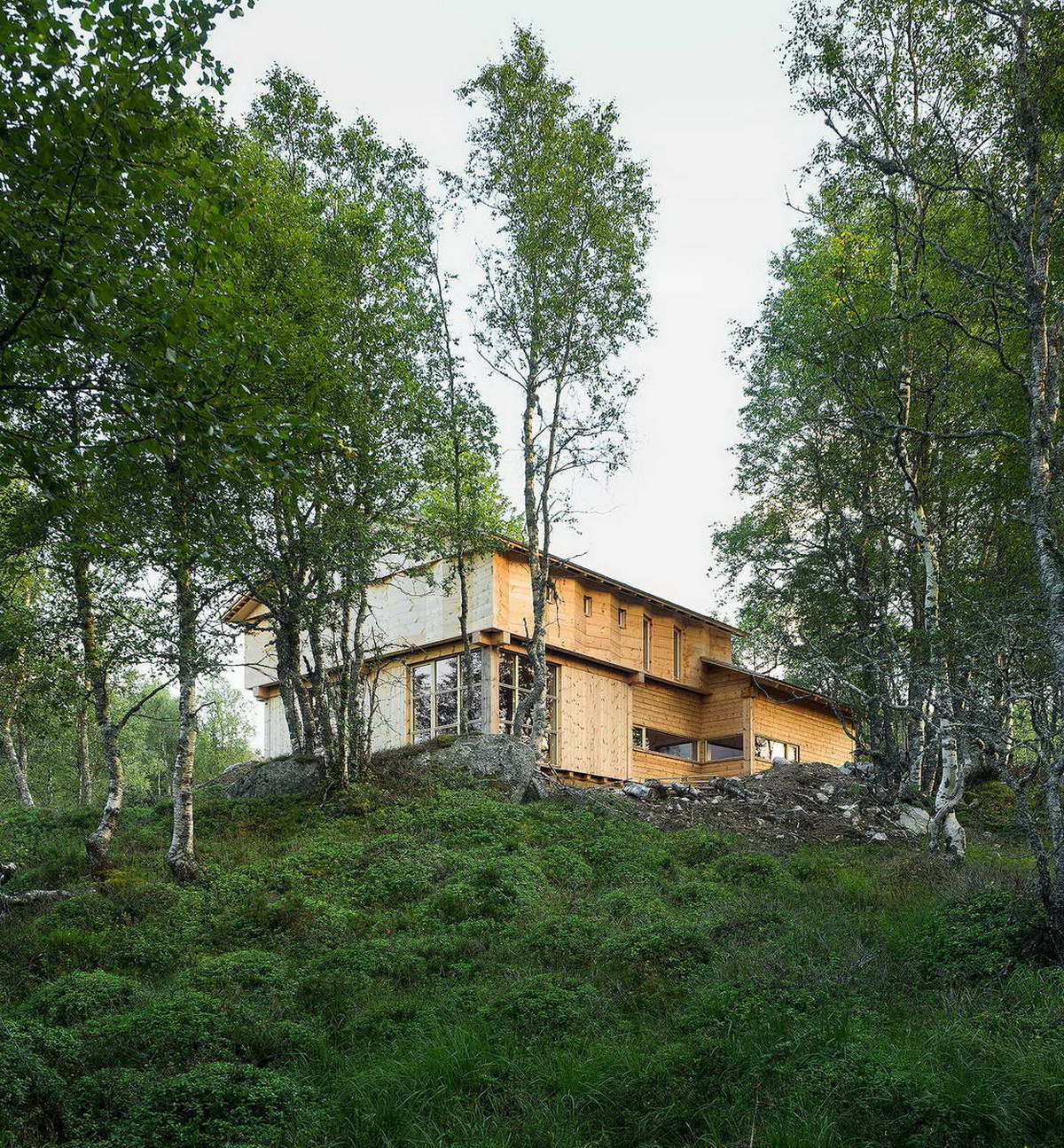 Деревянный горный дом в Норвегии