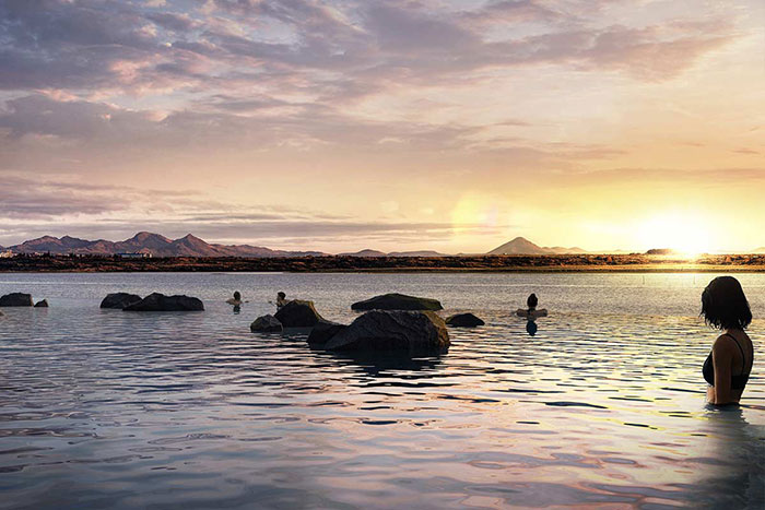 Исландия откроет роскошную лагуну с баром и невероятным видом