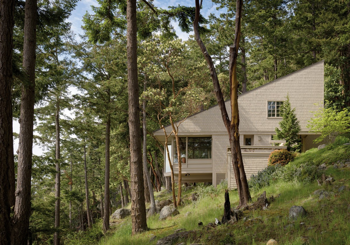 Гостевой дом-студия на склоне холма в США
