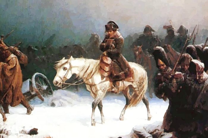 Что поразило Наполеона во время наступления на Россию