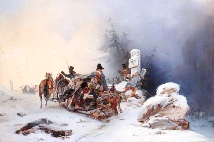 Что поразило Наполеона во время наступления на Россию