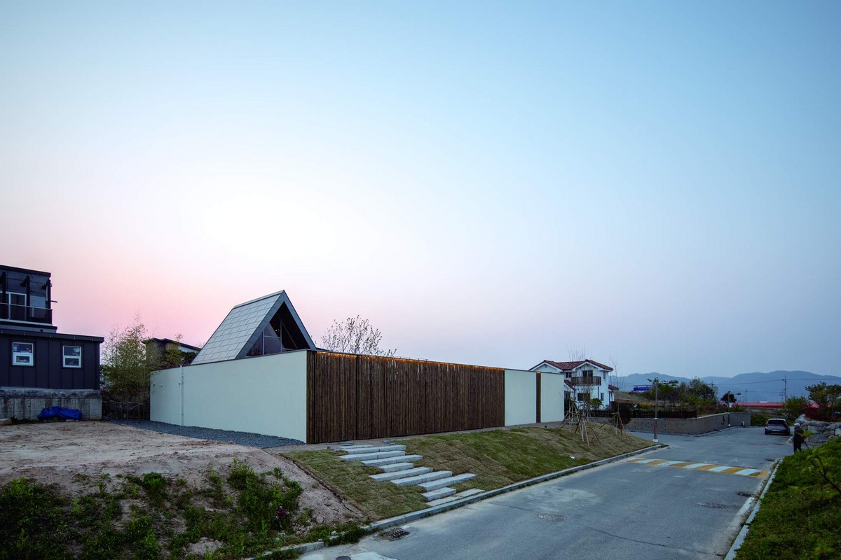 Современный семейный дом в Южной Корее