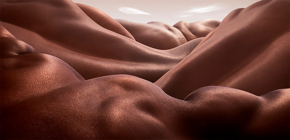 Необычные телесные ландшафты от Карла Вагнера