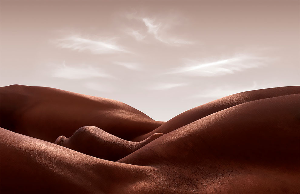 Необычные телесные ландшафты от Карла Вагнера
