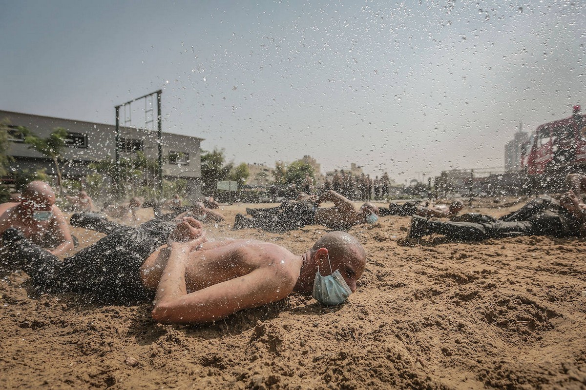 Тренировки новобранцев ХАМАС в Газе на снимках