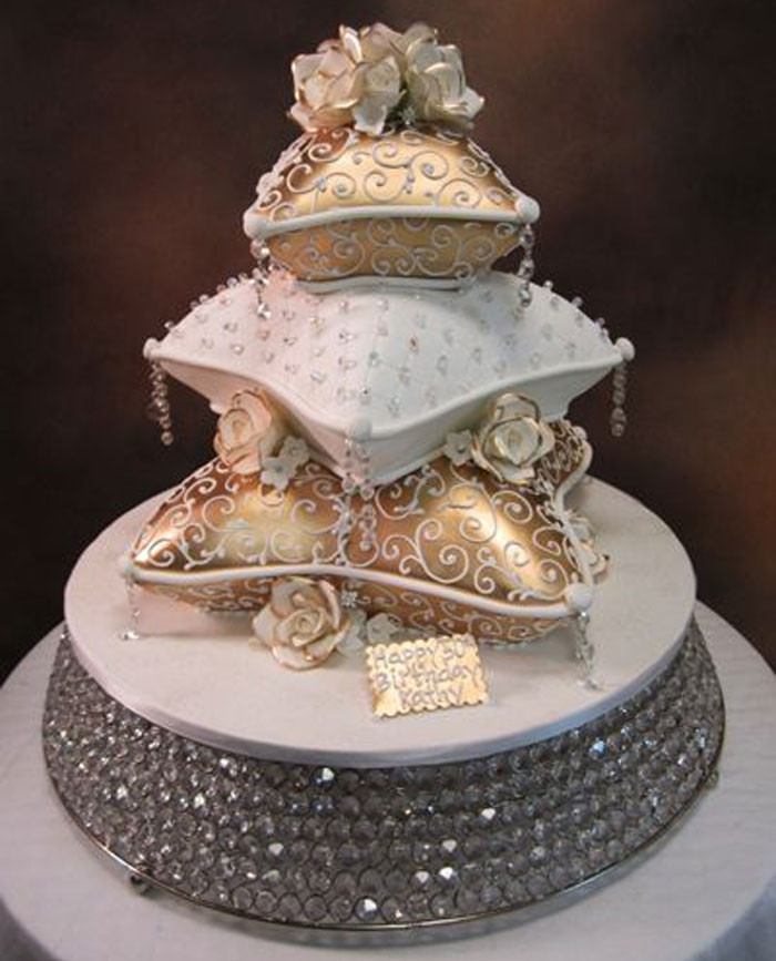Удивительные свадебные торты как произведения искусства