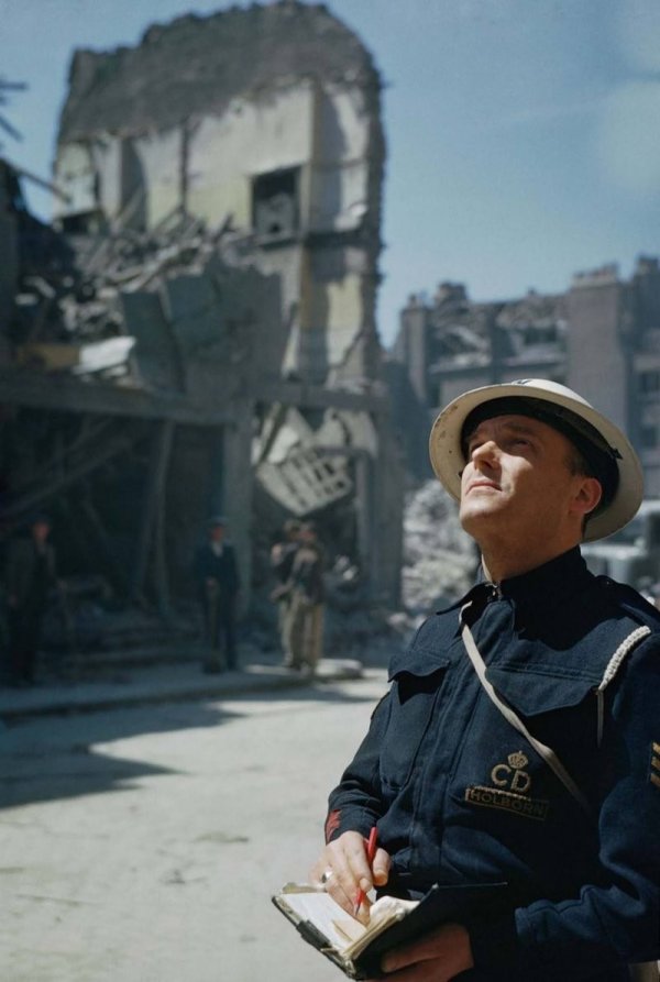 Редкие цветные снимки времен Второй мировой войны