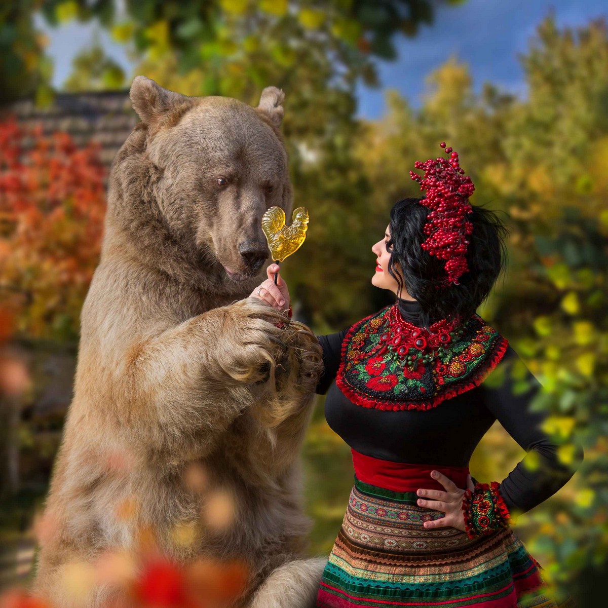 Русский медведь Степан стал популярной моделью