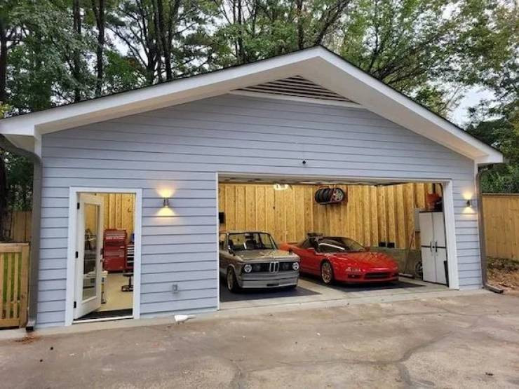 Крутые гаражи, которыми могут похвастаться мужчины