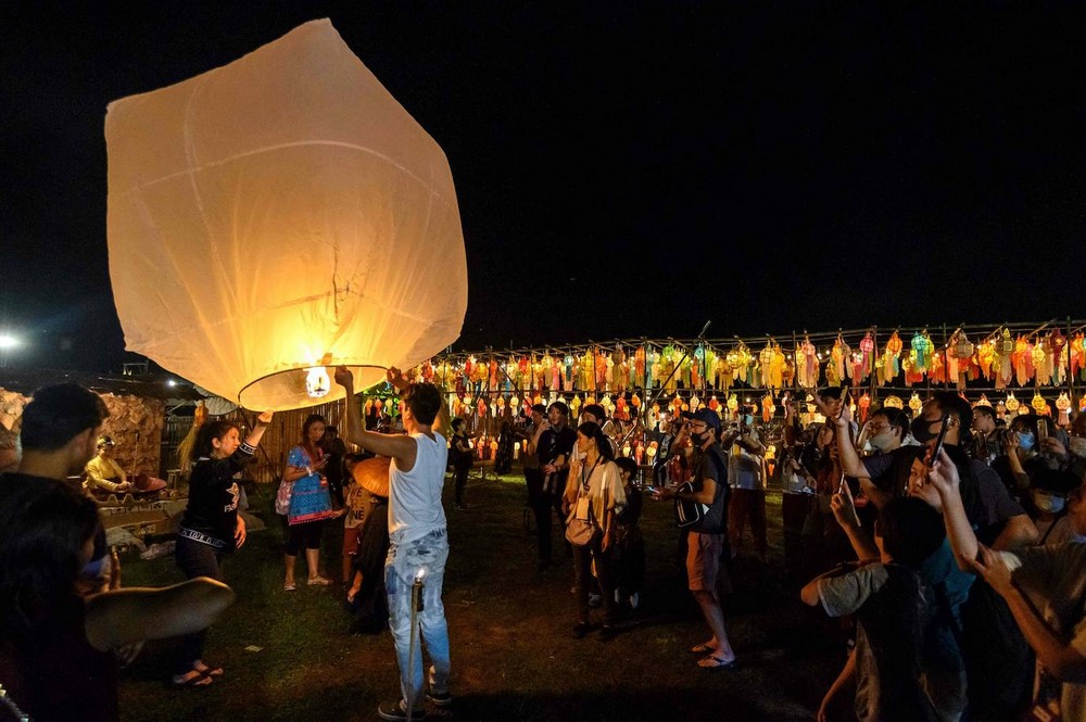Ежегодный фестиваль Лойкратхонг в Таиланде