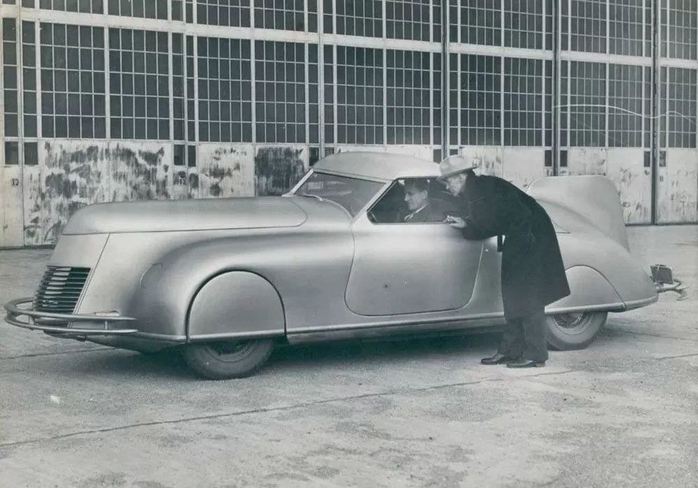 Прототип Streamlined Retractable Hardtop 1938 года