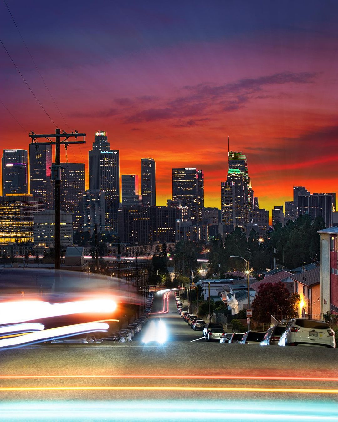 Улицы и пейзажи Калифорнии на снимках Нейта Кэрролла