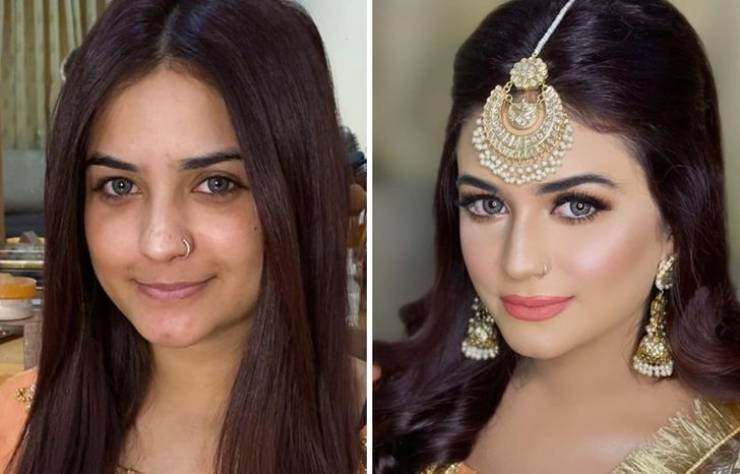Свадебный макияж сильно меняет женщин: до и после