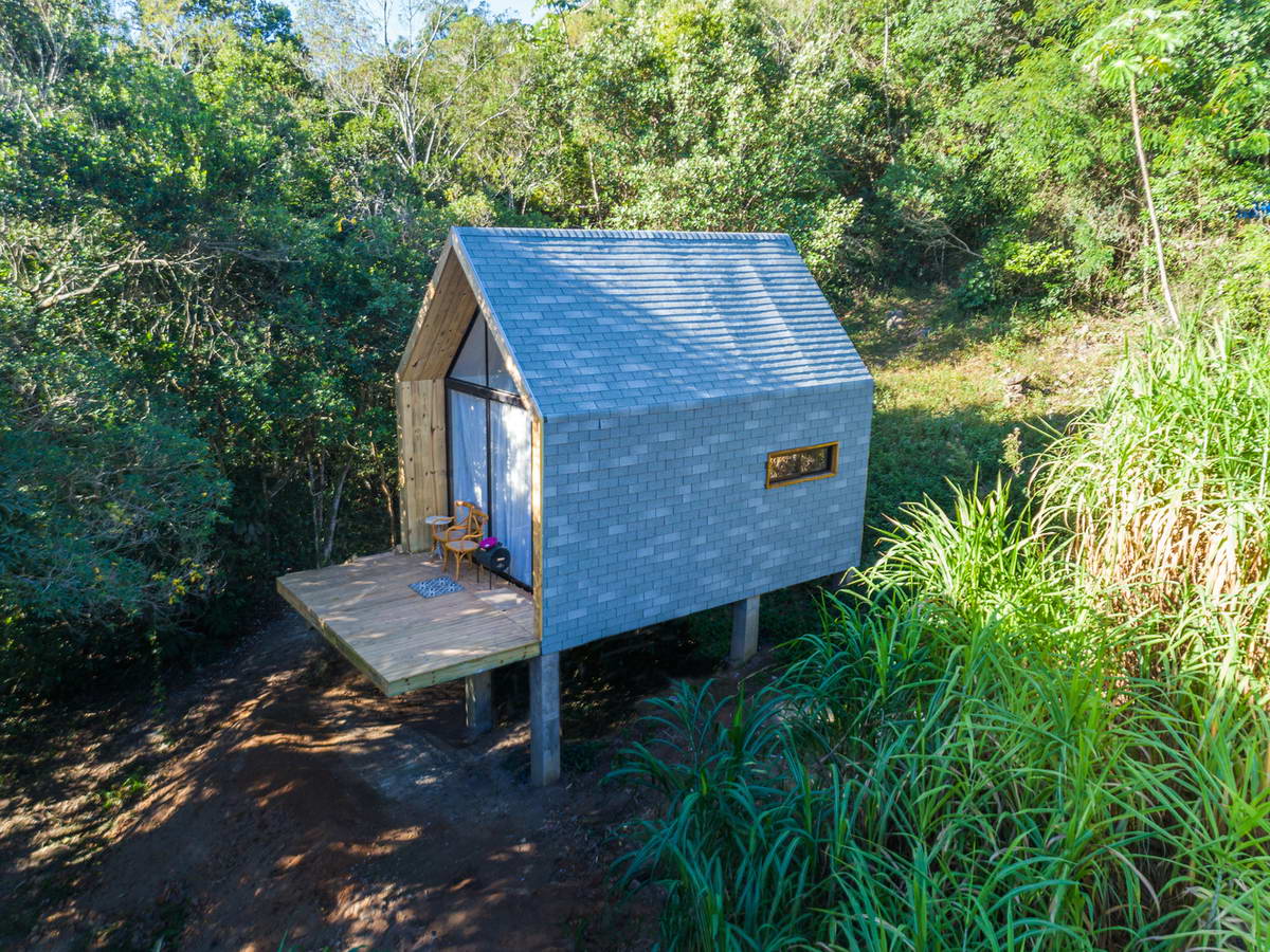 Миниатюрный дачный домик сделай сам в Бразилии
