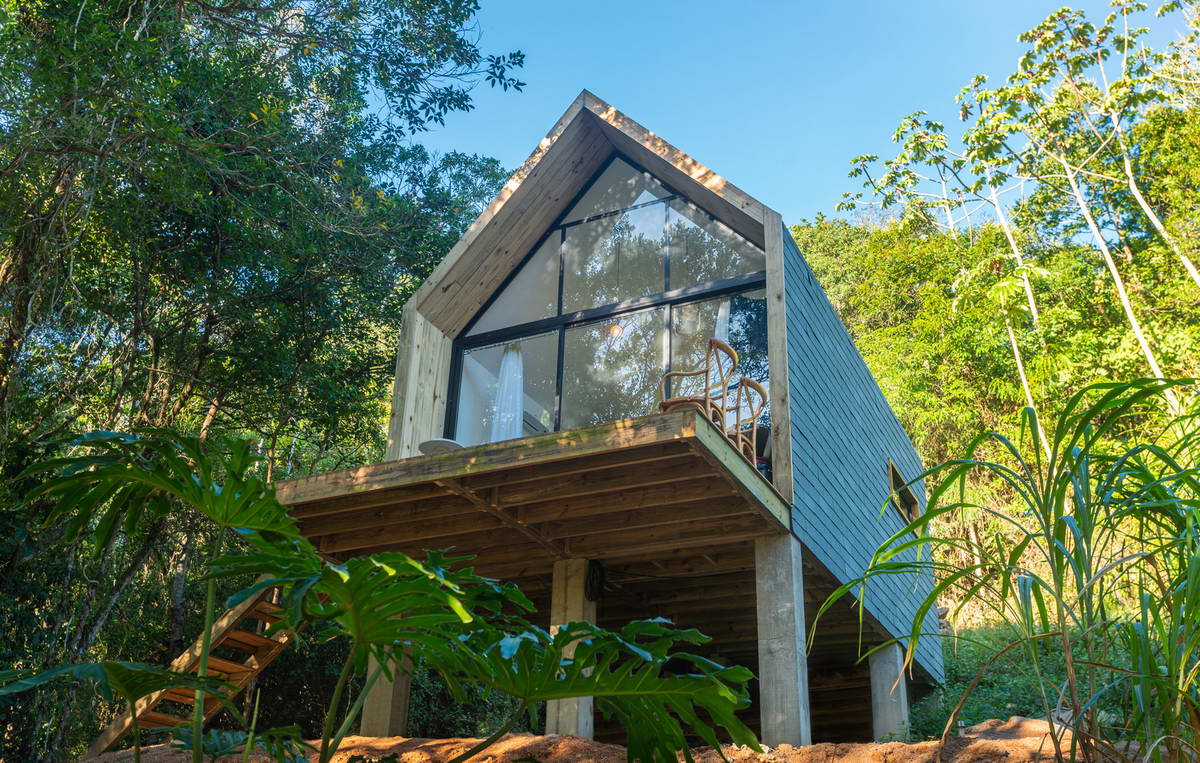 Миниатюрный дачный домик сделай сам в Бразилии