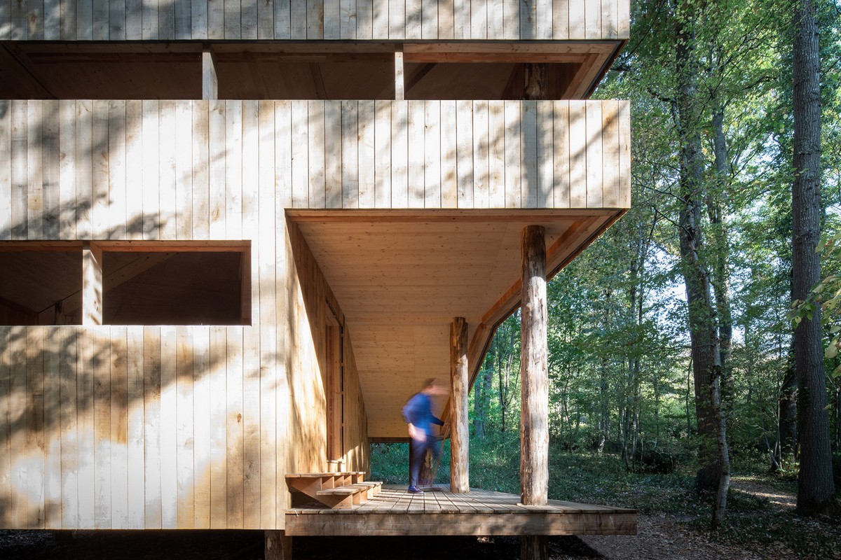 Полностью деревянный дом во Франции