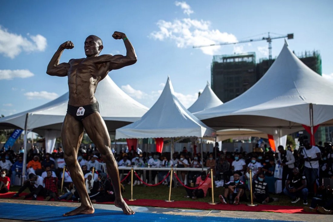 Соревнования по бодибилдингу в Найроби 2020