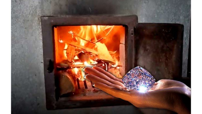 Что произойдет, если бросить алмаз в огонь