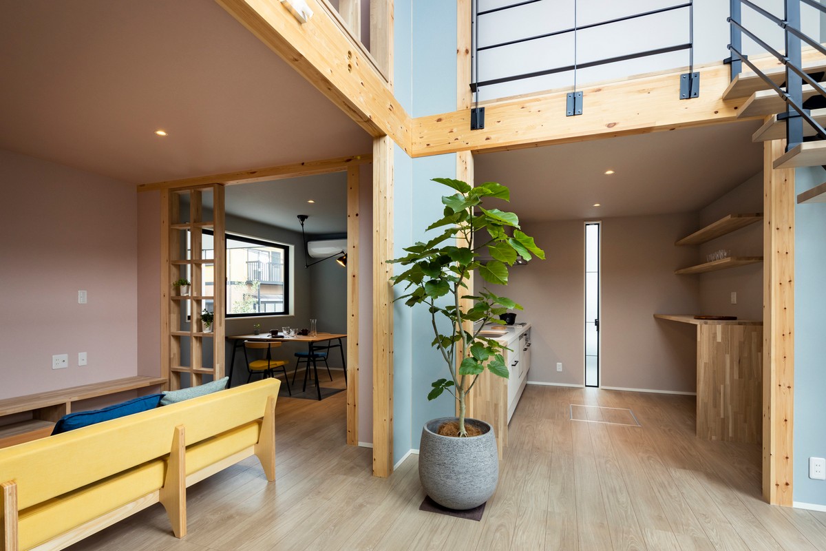 Изменяющийся модульный дом в Японии