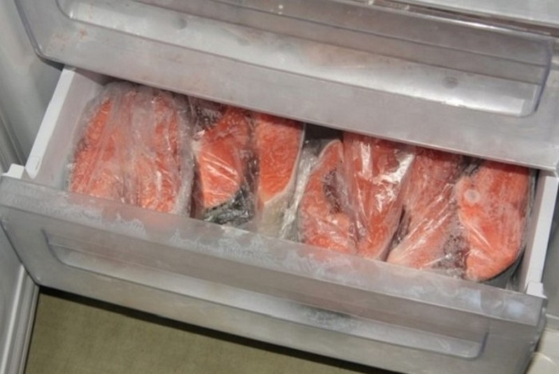 Форель соленая можно заморозить. Хранение рыбы. Рыба в морозилке. Хранение рыбы в морозильной камере. Форель в морозилке.