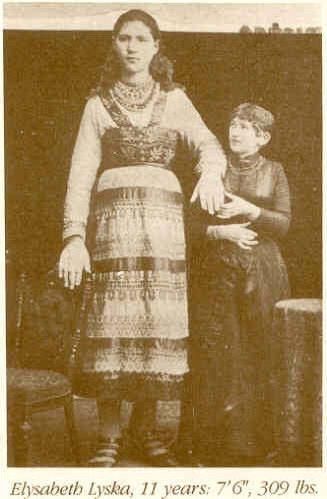 Елизавета Лыско - самая высокая девица в Российской империи