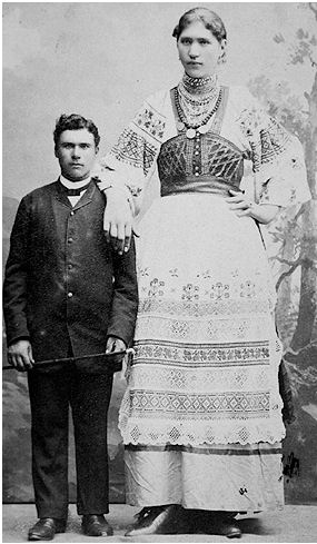 Елизавета Лыско - самая высокая девица в Российской империи