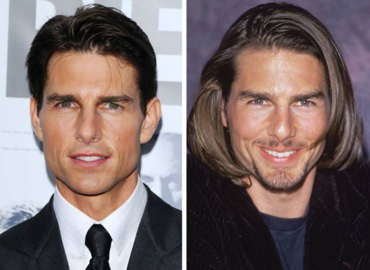 Голливудские актёры в образах длинноволосых красавцев