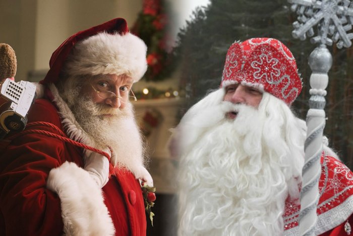В чем различия между Санта-Клаусом и дедом Морозом