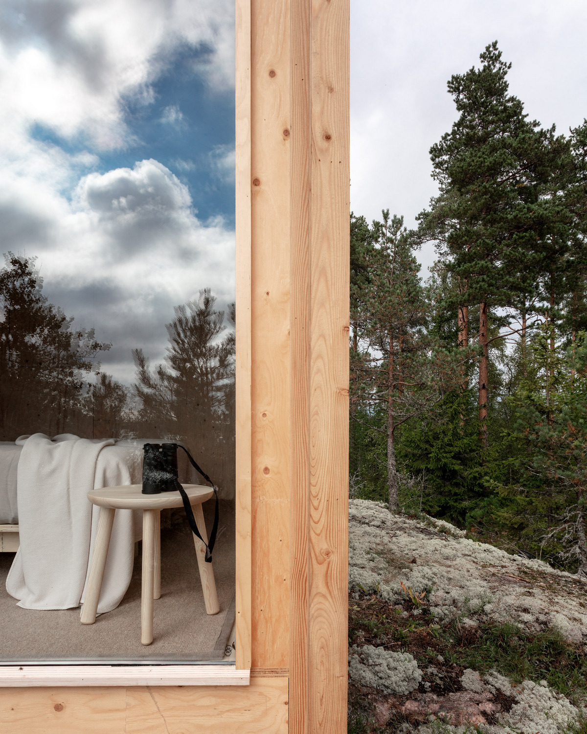Универсальный деревянный микродомик в Финляндии
