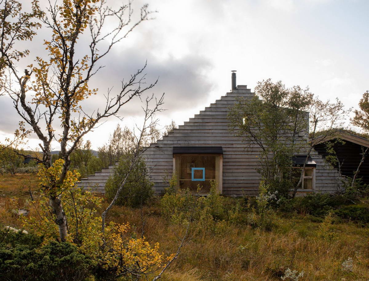Необычный деревянный дачный дом в Норвегии