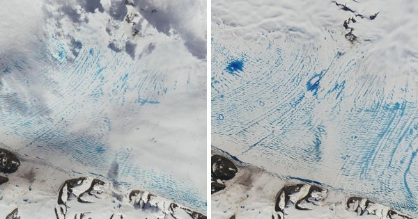 Фотографии от НАСА показывают изменения на поверхности Земли