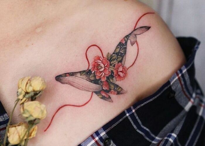 Изящные работы татуировщицы из Южной Кореи