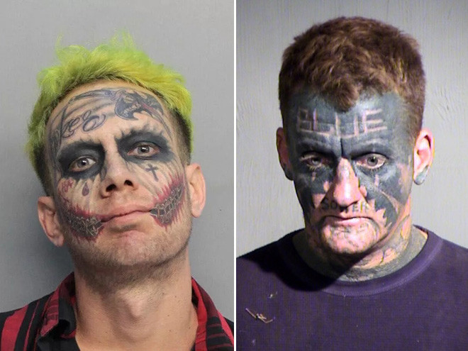 Примеры странных и неудачных татуировок на лице