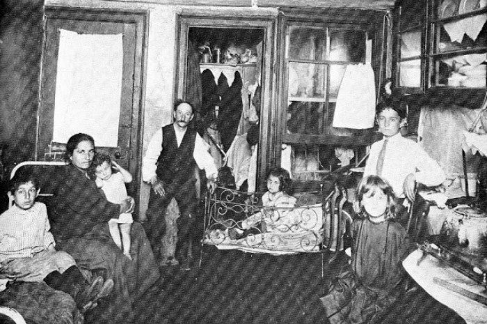 Итальянские эмигранты Нью-Йорка в начале ХХ века