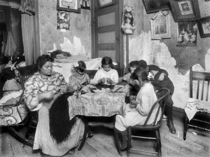 Итальянские эмигранты Нью-Йорка в начале ХХ века