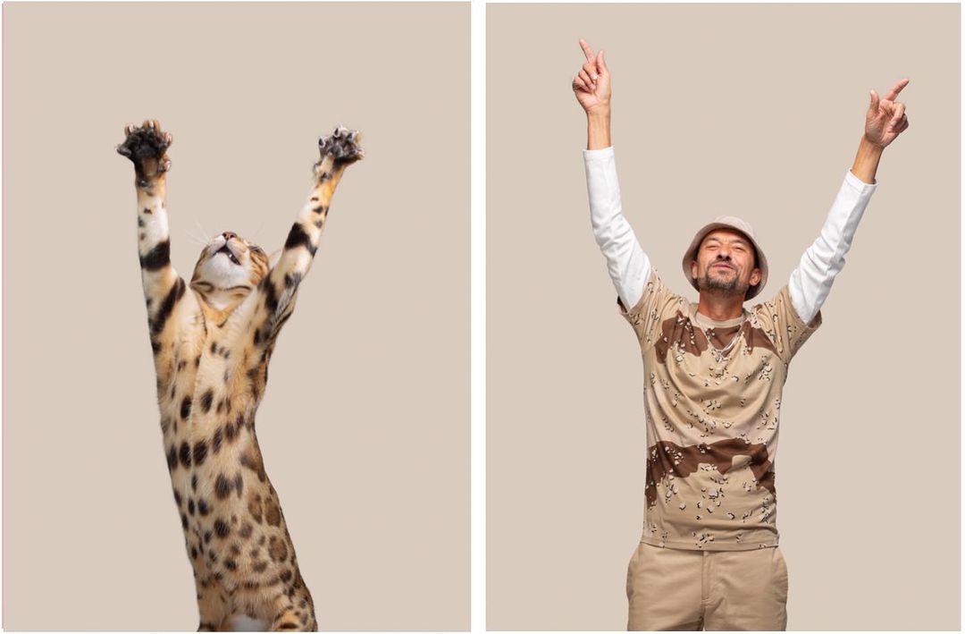 Забавное сходство животных и их хозяев на снимках Джерарда Геттингса
