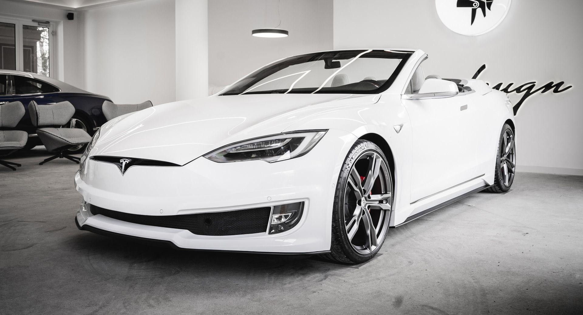 Двухдверный кабриолет Tesla Model S от Ares Design