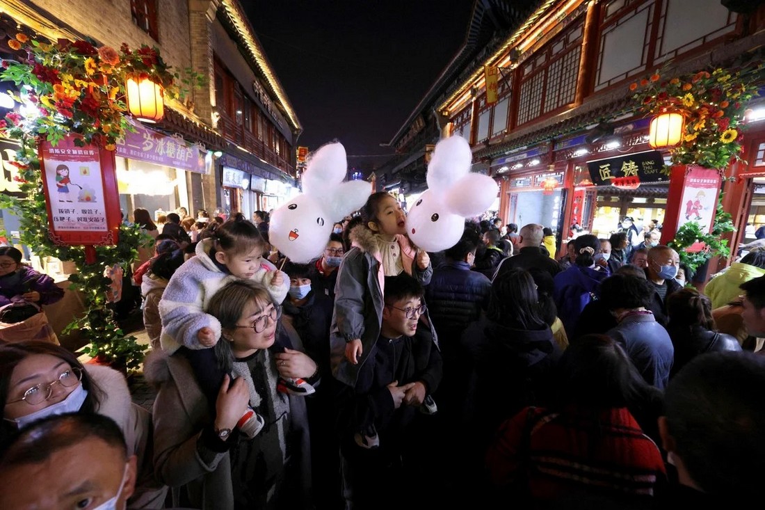 Праздник фонарей в Китае на снимках