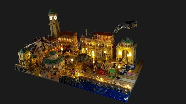 Примеры разнообразных поделок от любителей LEGO