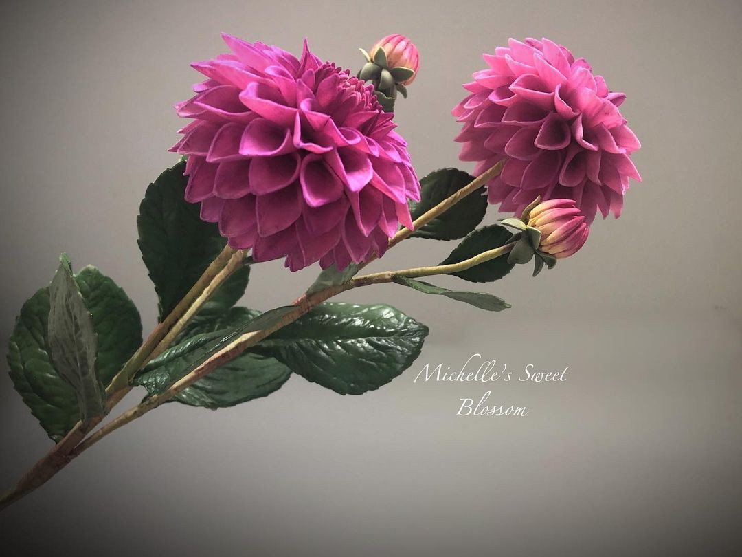 Сахарные цветы от Мишель Нгуен, которые выглядят очень реалистично