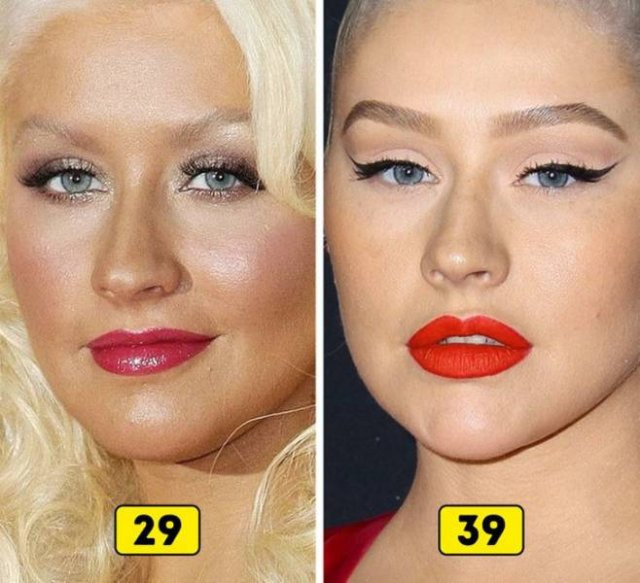 Как изменились лица знаменитостей за последние 10 лет