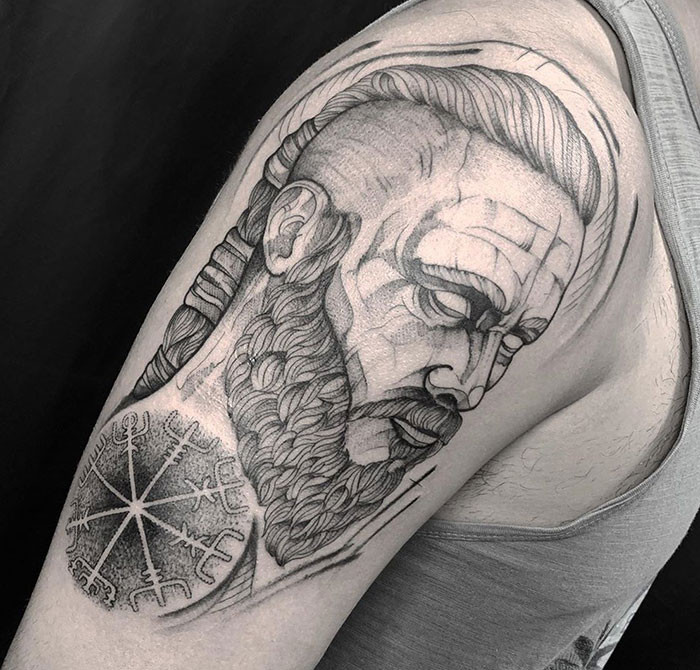 Татуировки для любителей викингов и скандинавской мифологии