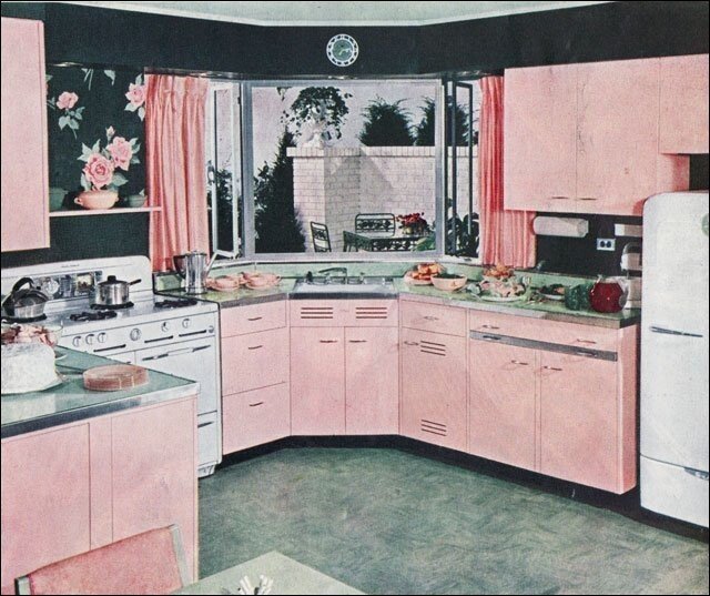 Образцовые кухни из Америки 1940-х