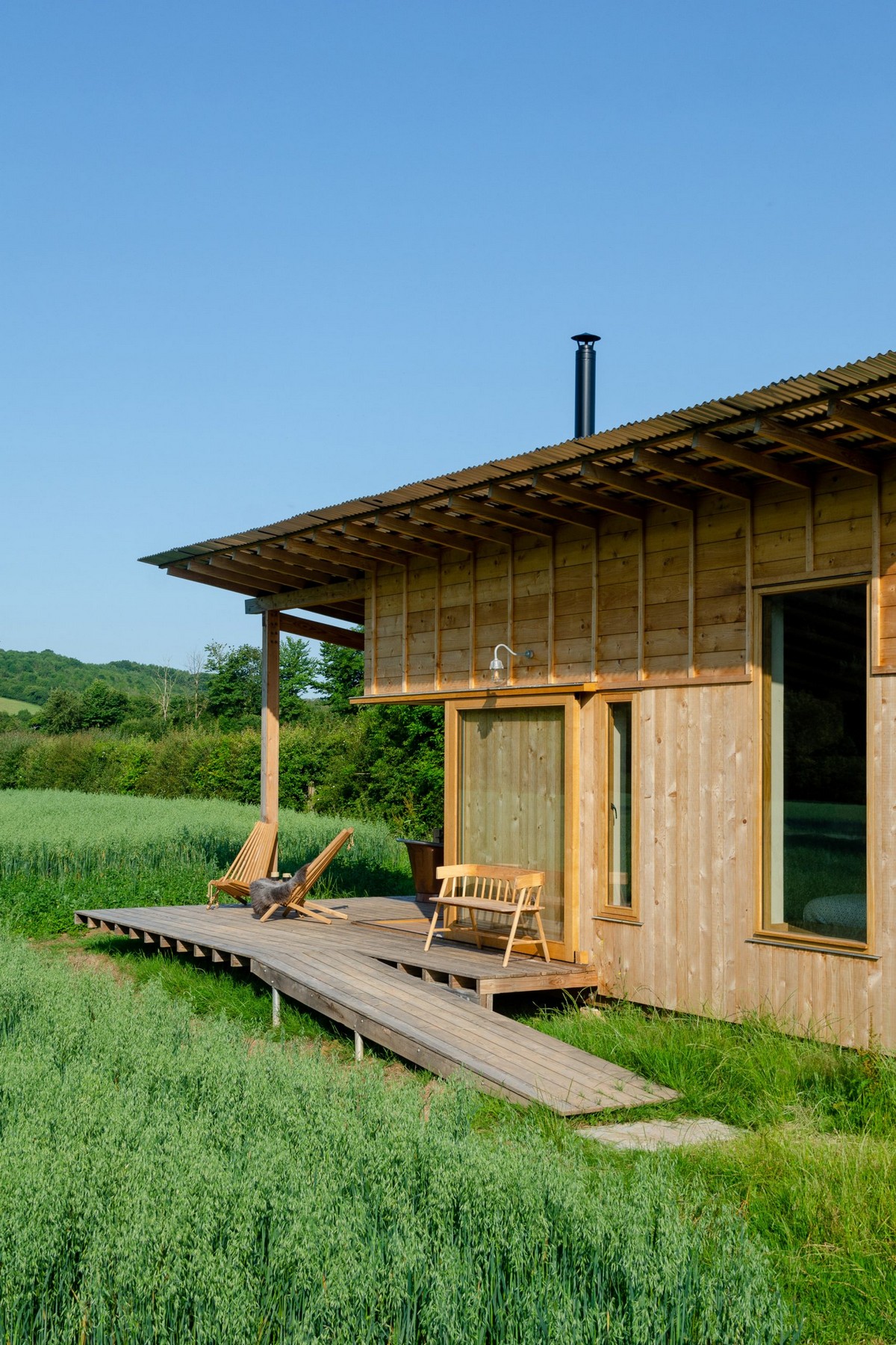 Деревянный домик для отдыха в Англии