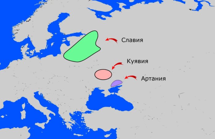 Кто жил на территории России до славян?