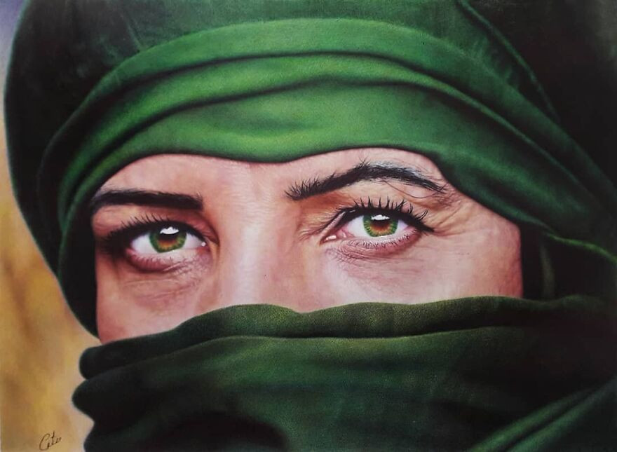 Невероятно реалистичные рисунки от египетского художника Мостафы Ходеира