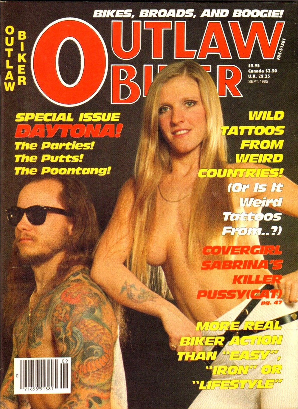 Горячие девушки на обложках байкерских журналов 1980-х годов