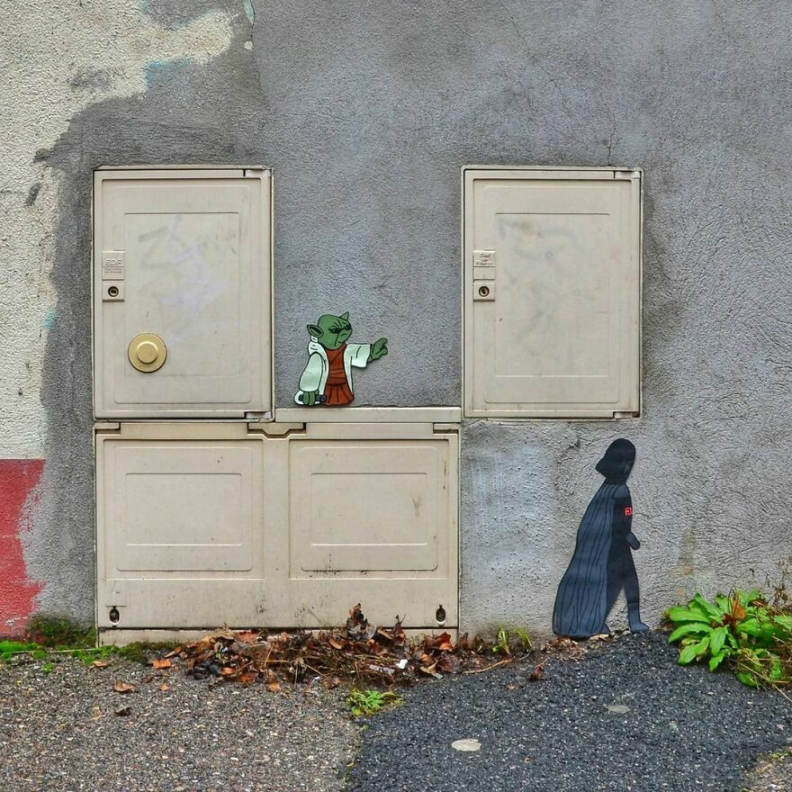Французский уличный художник с безграничной фантазией