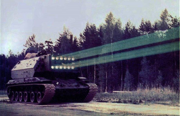 Перспективный лазерный танк, который так и не довели до ума